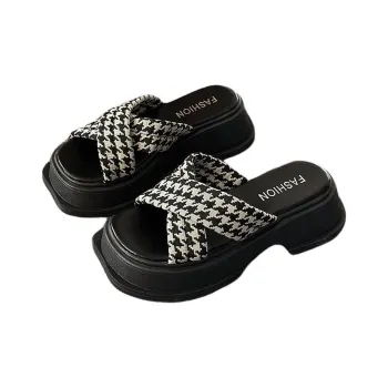 MOREMERRY Platform Slippers Summer Platform Sole Mules Best Selling Squashy And Bouncy Feeling