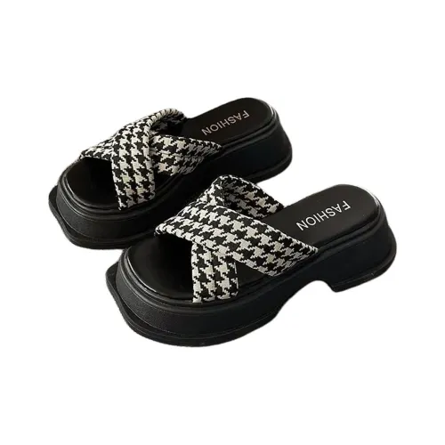 MOREMERRY Platform Slippers Summer Platform Sole Mules Best Selling Squashy And Bouncy Feeling