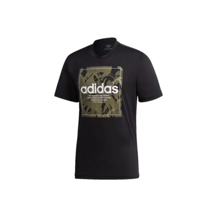 Adidas Set-in Sleeve T-Shirt Men's Black-0