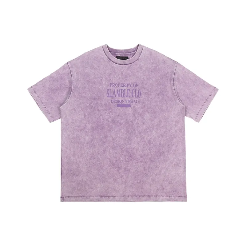 Slamble Short Sleeved T Shirts Unisex-11