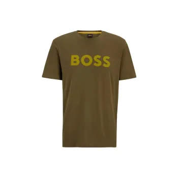 HUGO BOSS SS23 T Shirt Men's Dark Green