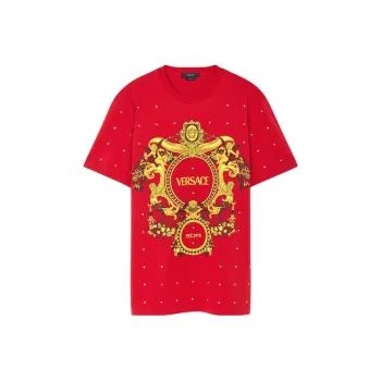 VERSACE BAROQUE T-Shirt Men's Red