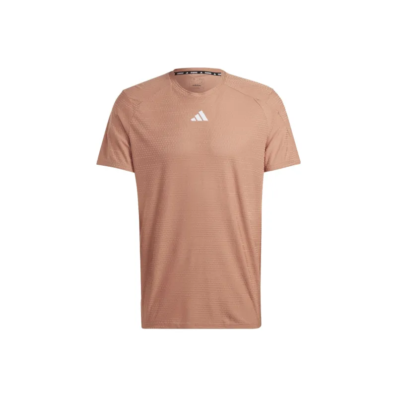 Adidas T-Shirts Men Pink Orange-0