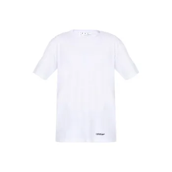Off Logo embroidered T shirt
