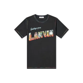 Lanvin T Shirts Men Black