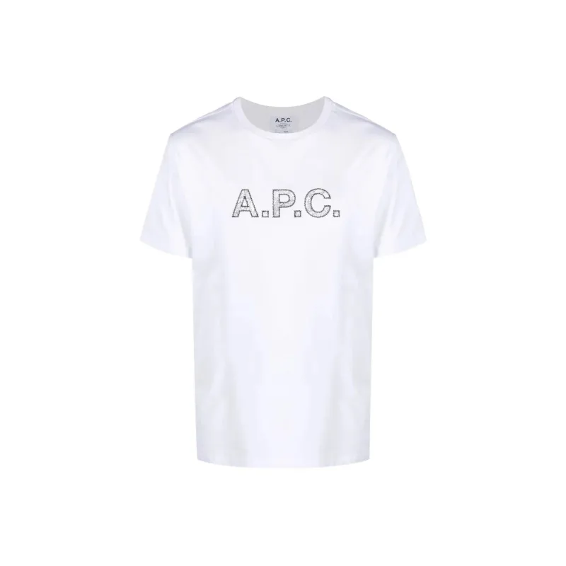 A.P.C T-Shirts Men White-0