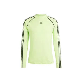 Adidas Originals Compression Long Sleeve Top T Shirt Men's Light Green