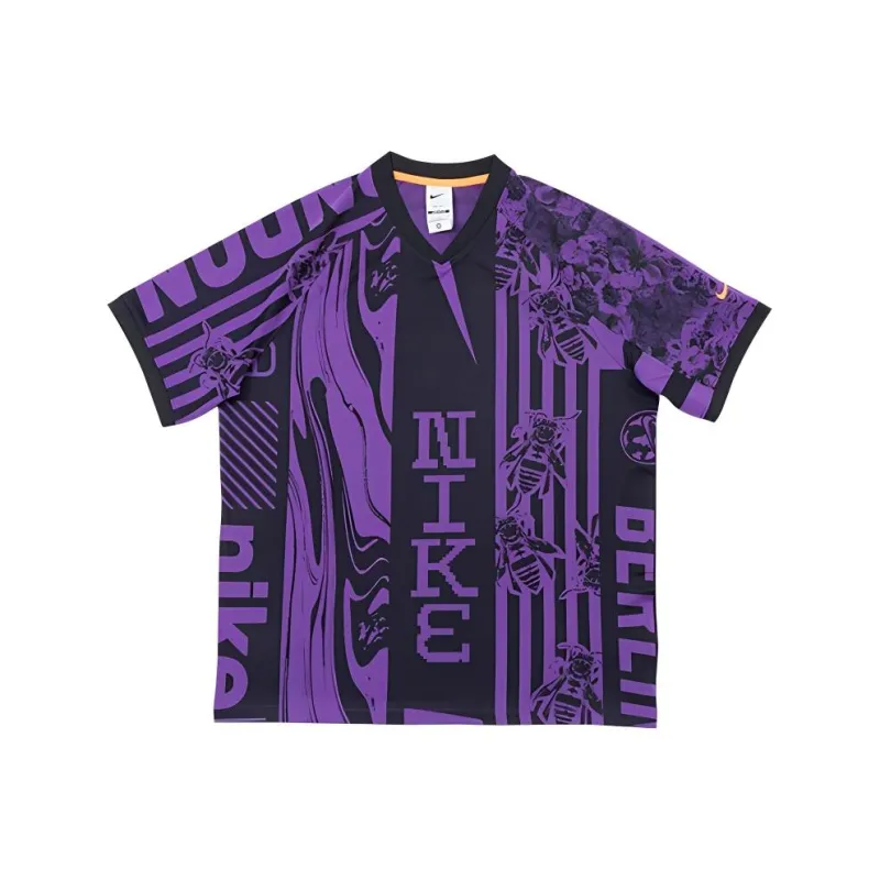 Nike T Shirt Unisex Dark Purple-0
