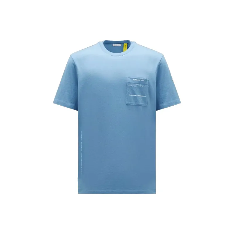 Moncler x FRGMT Moncler X FRGMT Co branded SS23 T Shirt Unisex Blue-0