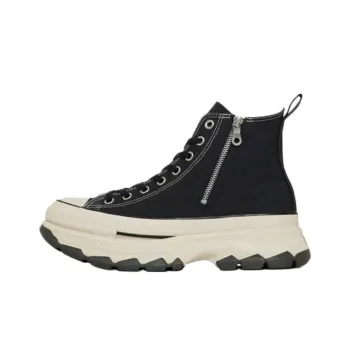 Converse All Star Trekwave Abrasion Resistant Height Increasing High Top Canvas Shoes Unisex Black