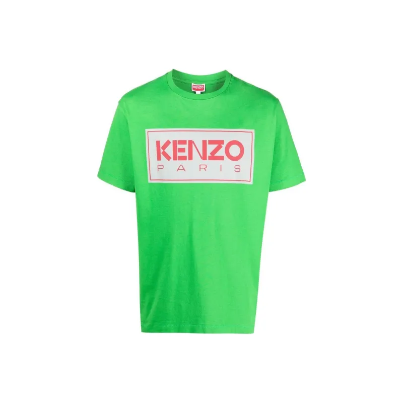 KENZO Logo print Round neck T shirt-0