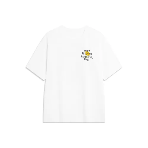 LiNing T Shirt Unisex Standard White