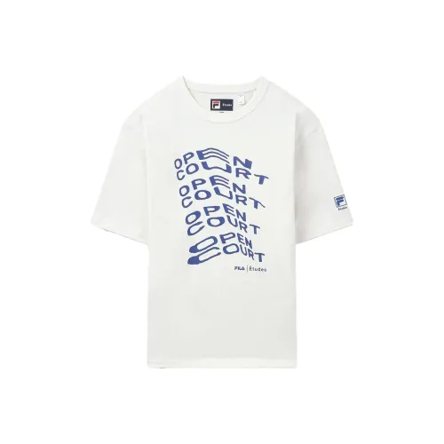 FILA x Études T Shirt Unisex Ivory