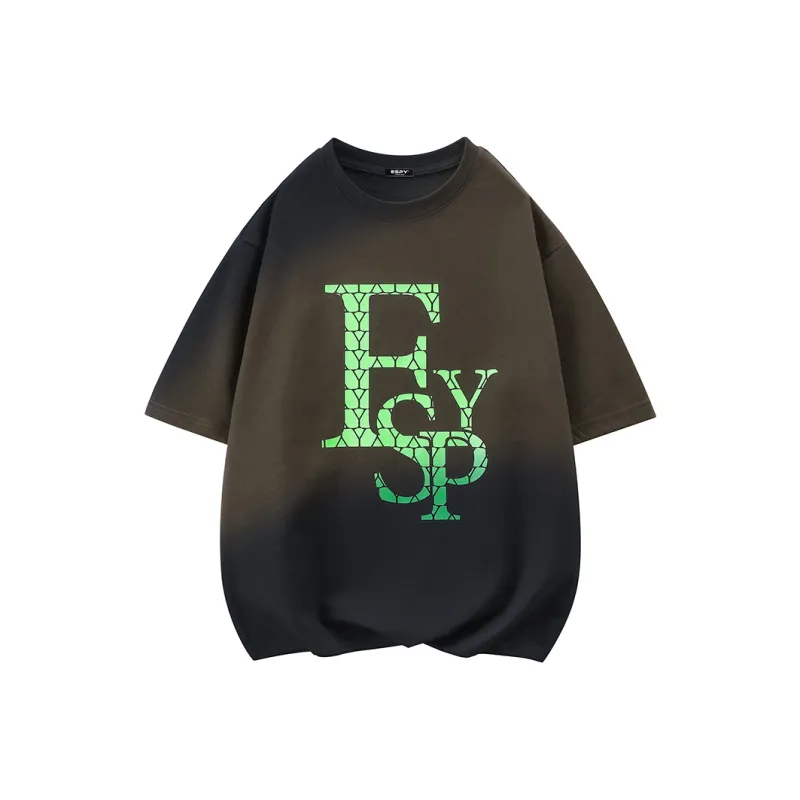 ESPY Drop Shoulder Sleeve T Shirt Unisex-0
