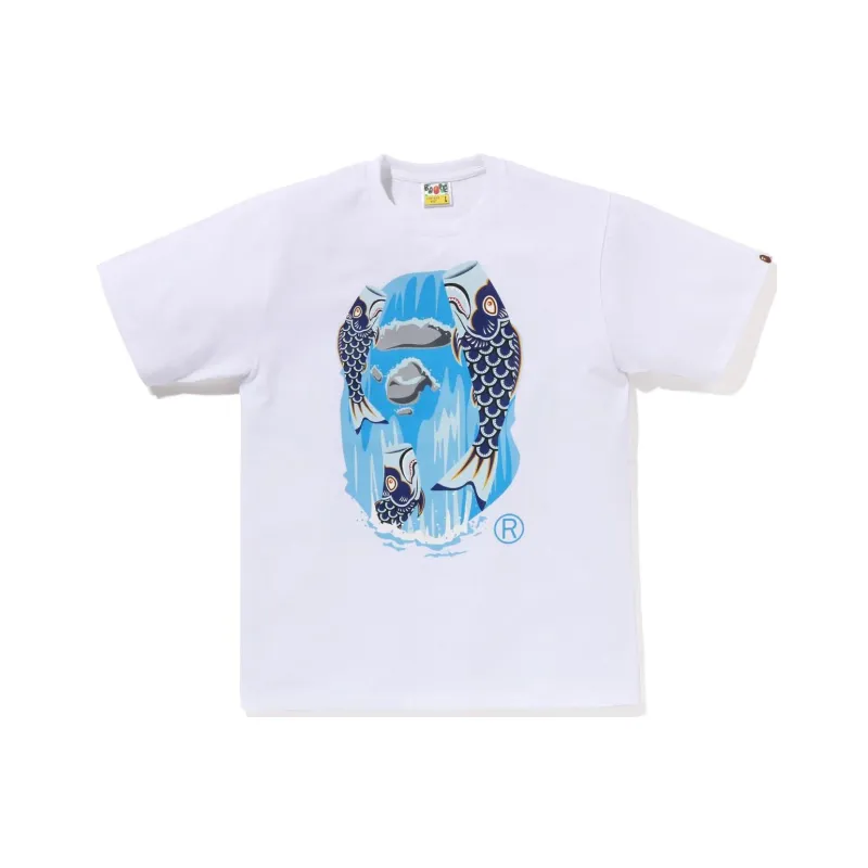 Bape Koinobori Waterfall Ape Head Tee-1