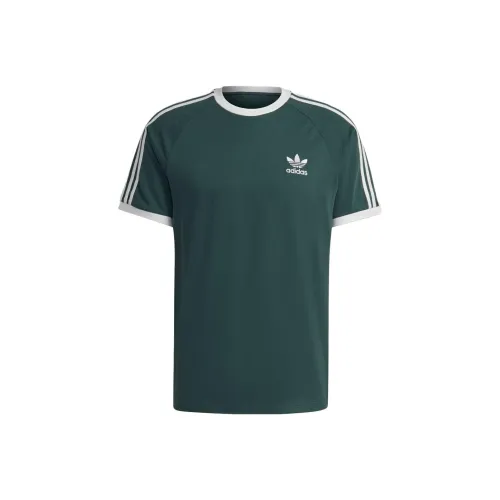Adidas Originals Shamrock Retro Stripes T Shirt Unisex swoosh Green