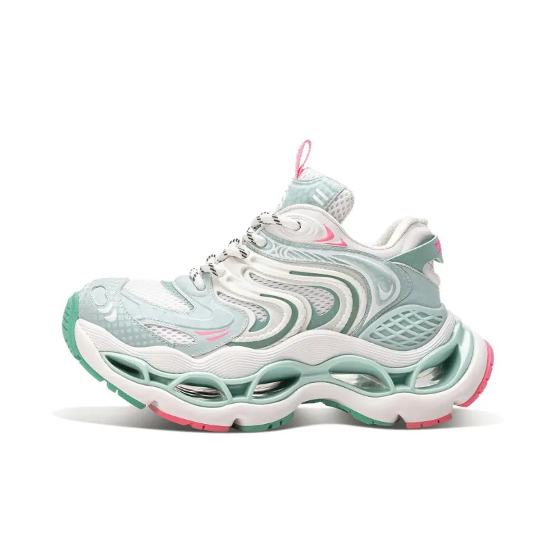 TIMESPEAK Lunar Shadow Series Low Top Couple, Chunky Sneakers Unisex-0