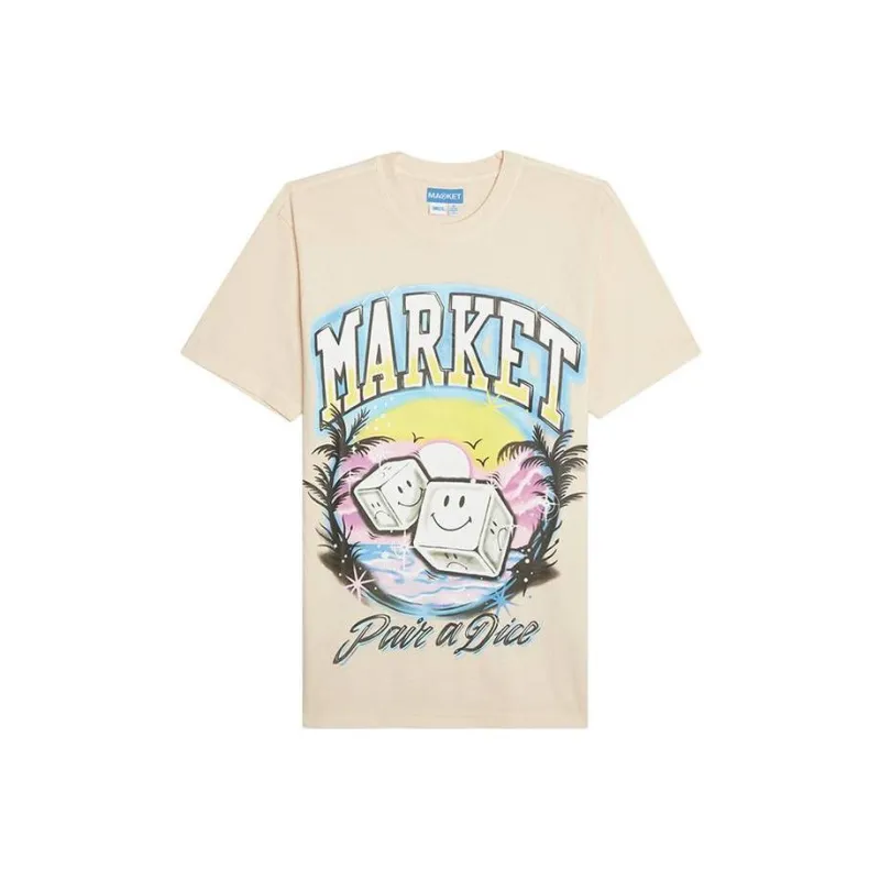 Market Smiley Pair Of Dice T Shirt-0