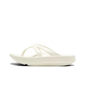 Skechers Foamies Abrasion Resistant Slip Resistant Flip Flops Women's Ecru