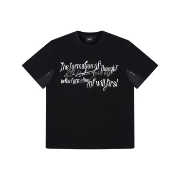 PASET T Shirts Unisex Black