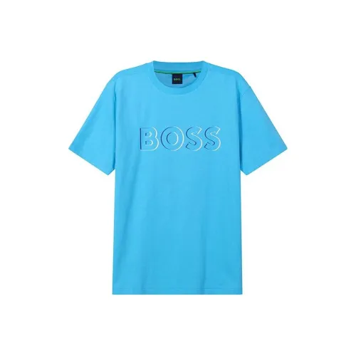 HUGO BOSS T Shirts Men Sky Blue