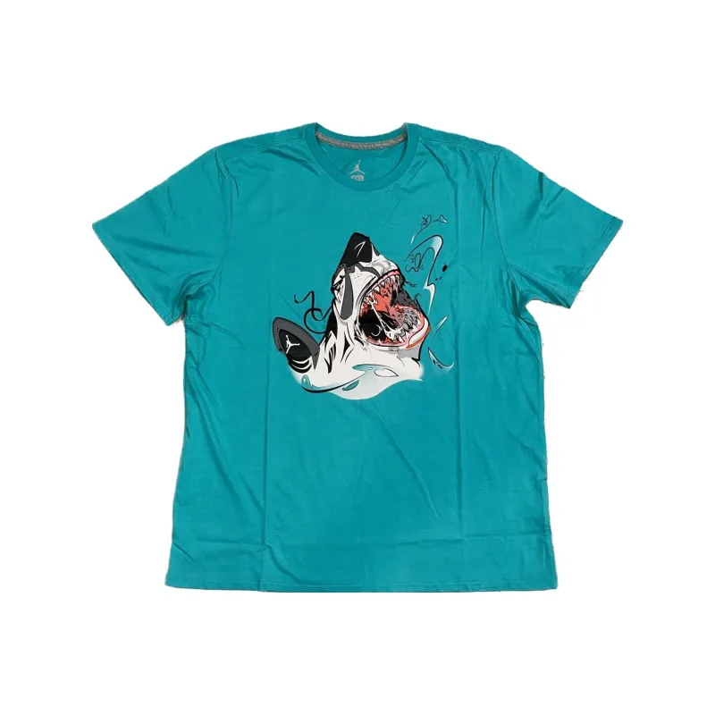 Jordan T Shirts Men Sky Blue-0