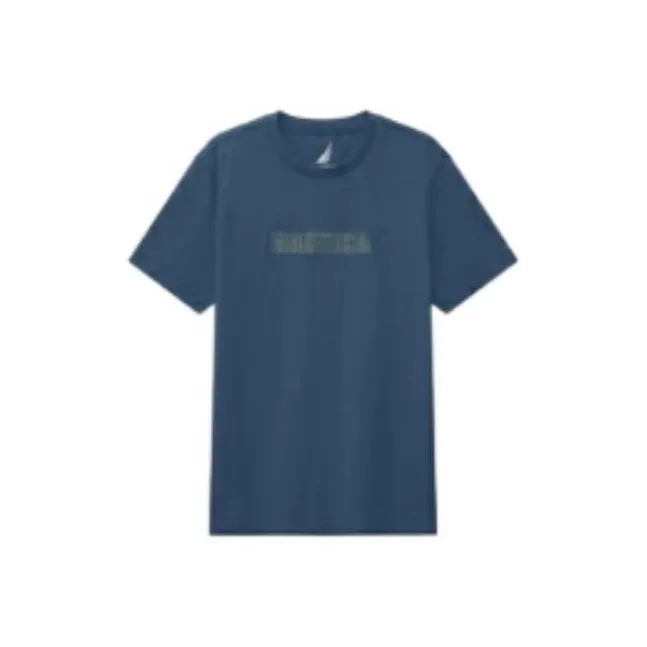 Nautica White Sail T-Shirts Men-0