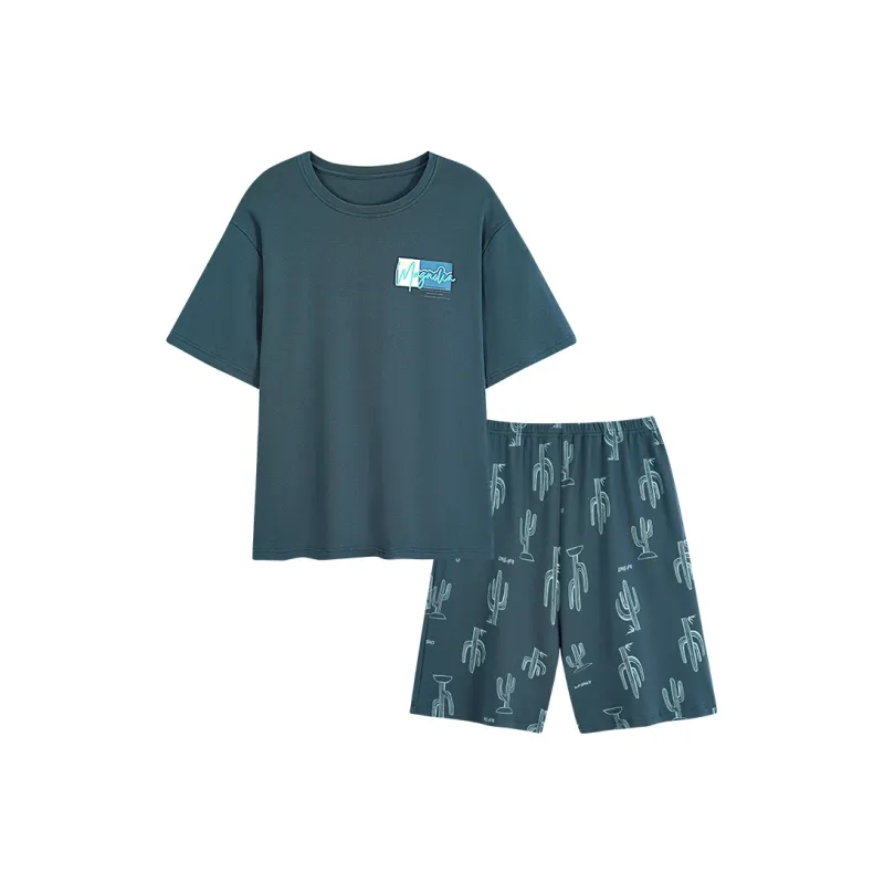 GOSO Pajama Set Men's Peacock Green-0