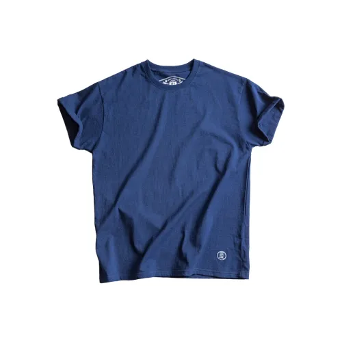 MADEN T Shirts Men Blue