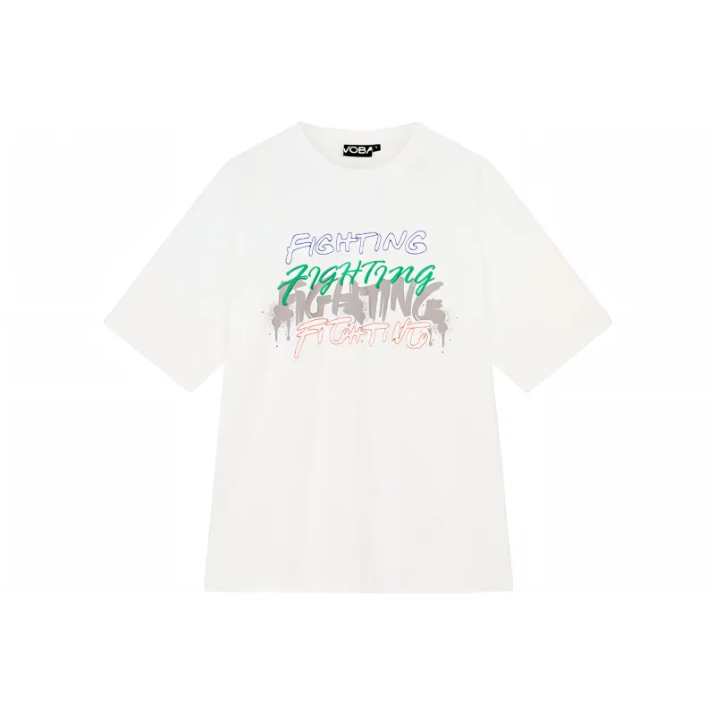 VOBA T-Shirt Unisex Natural White-0