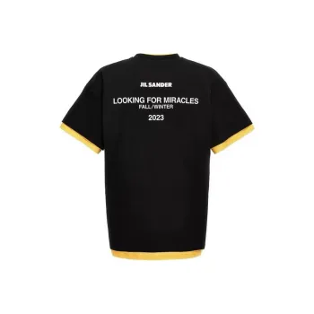 JIL SANDER Logo Printed Crewneck T Shirt