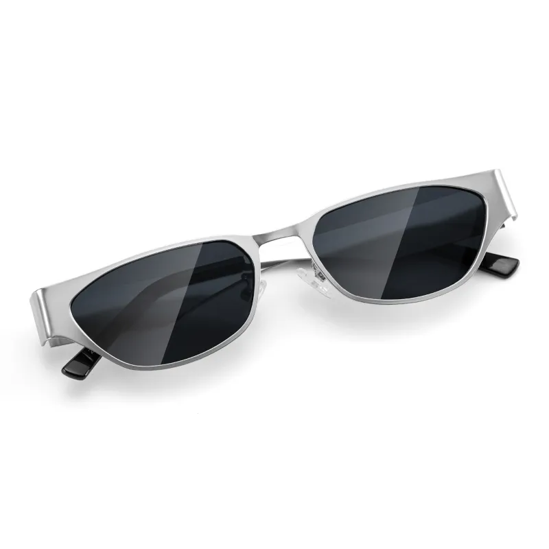 ENFANTIN Metal PC Irregular Shape Sunglasses Unisex-4