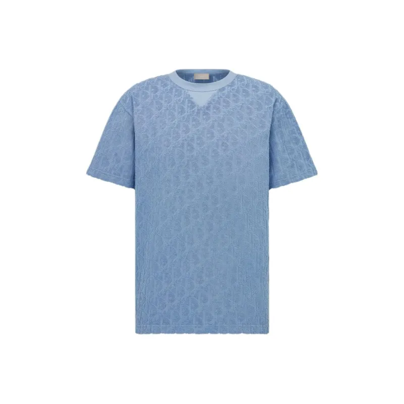 DIOR T Shirts Men Blue-0