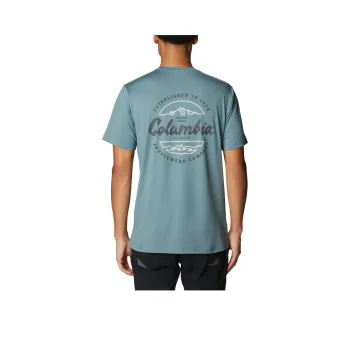 Columbia T-Shirts Men Uniform Blue