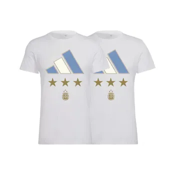 Adidas Afa Winner Tee T Shirt Men's 2 Pack White
