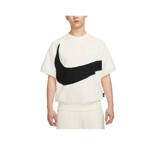 Nike Sportswear Swoosh Big Logo T shirt Off White