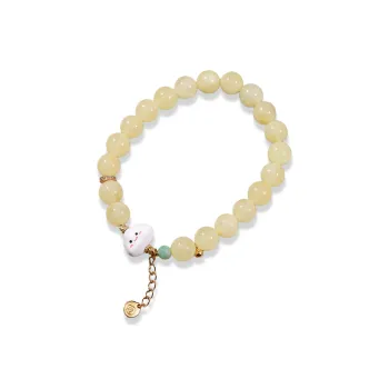 The Call Of The Heart Amber Beeswax Bracelets Unisex