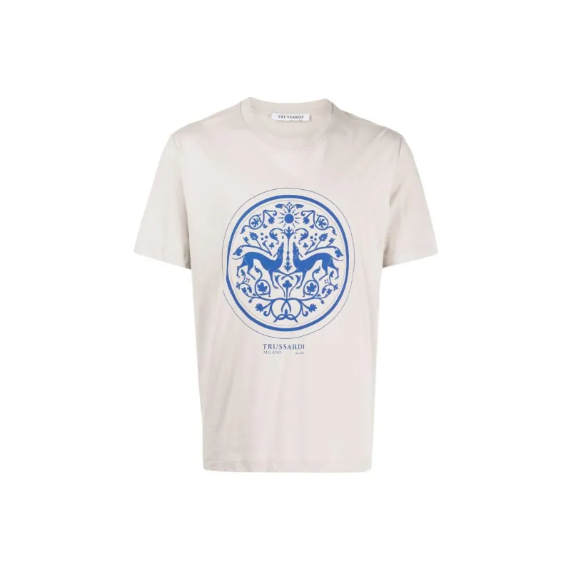 TRUSSARDI T-Shirts Men White-0
