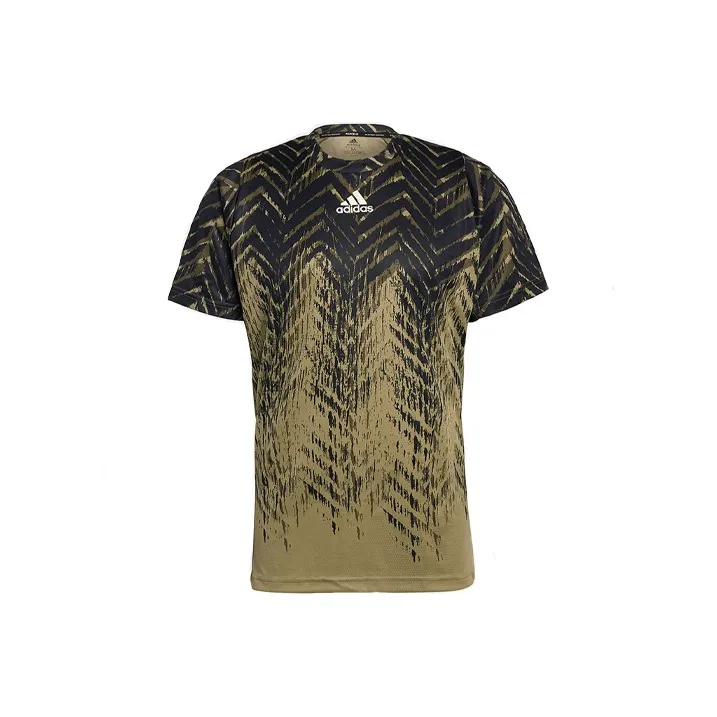 Adidas T Shirts Men Black/Gold-0