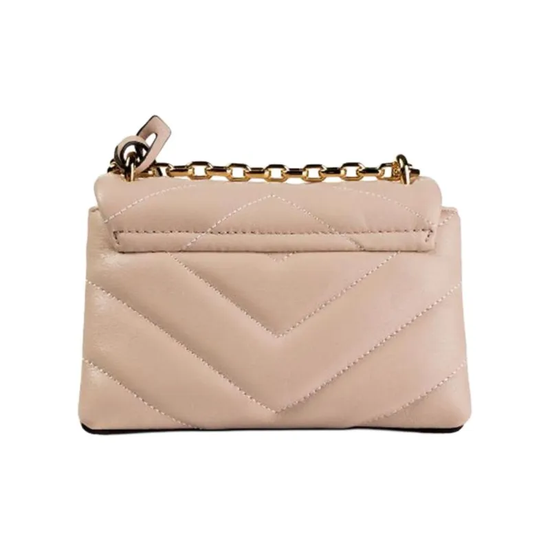 MICHAEL KORS Cece Sheepskin Shoulder Bag, Crossbody Bag Extra Small Women's Dusty Pink-3