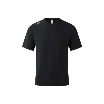 TAJEZZO Short Sleeved T Shirts Men's Black