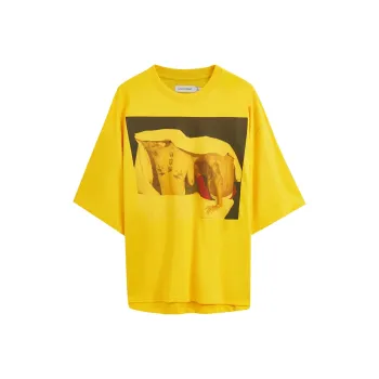 CALVIN KLEIN T Shirt Unisex Bright Yellow
