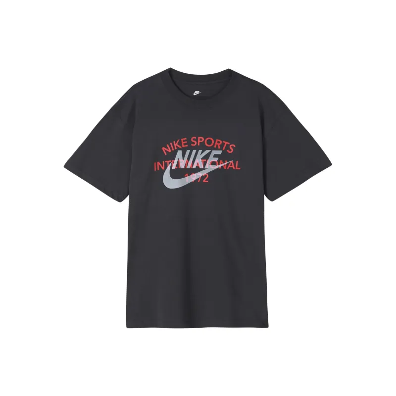 Nike Drop Shoulder Sleeve T-Shirt Men's Gray-0