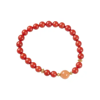 Execute The Blessing Southern Red Agate Bracelets Unisex