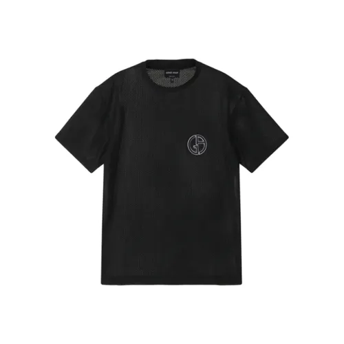 GIORGIO ARMANI T Shirts Men Black