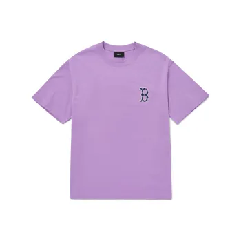 MLB Drop Shoulder Sleeve T Shirt Unisex Lavender