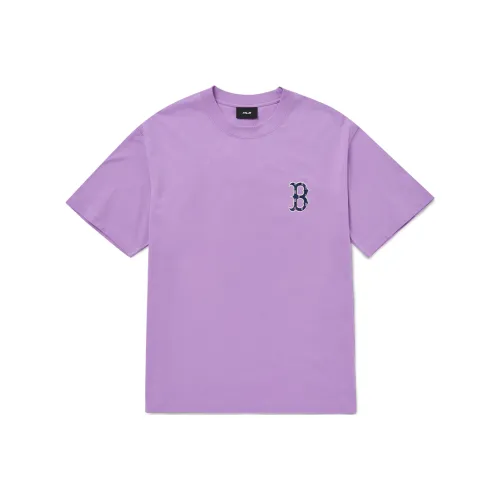 MLB Drop Shoulder Sleeve T Shirt Unisex Lavender
