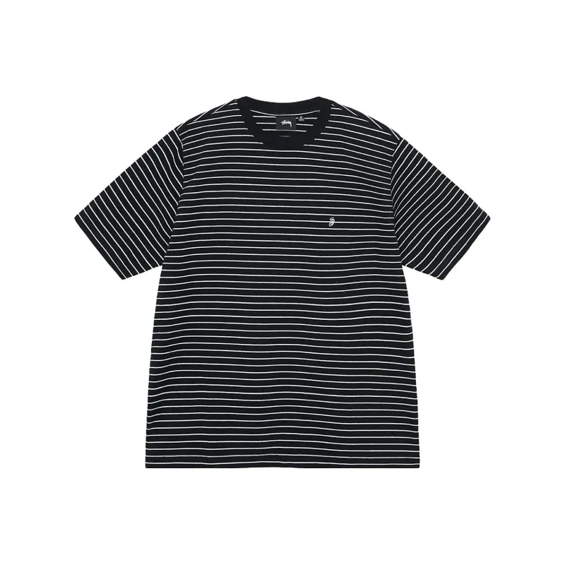 Stussy Pin Striped Short Sleeve Crew-5