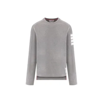 THOM BROWNE 4 Bar Striped Crewneck Sweatshirt