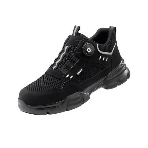 GUYISA Non slip, Wear resistant, Impact resistant Low Top Casual Shoes Unisex Black-1